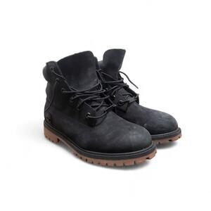 Timberland Black Waterproof Suede Boots - Men's Size 6